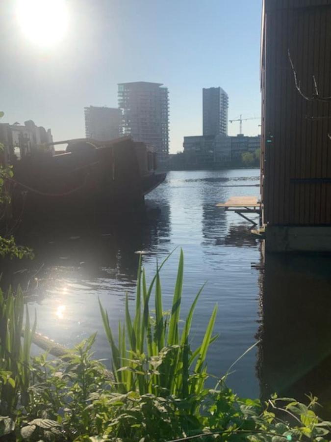 Appartement Beautiful Amstel Houseboat à Amsterdam Extérieur photo